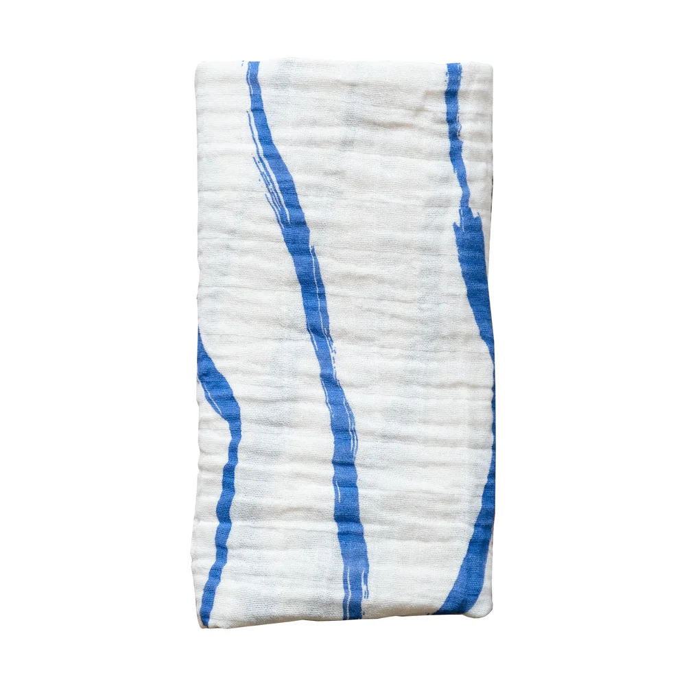 Bølge muslinteppe 120 x 120 cm v:2384658 Bølge muslinteppe 120 x 120 cm v:2384658