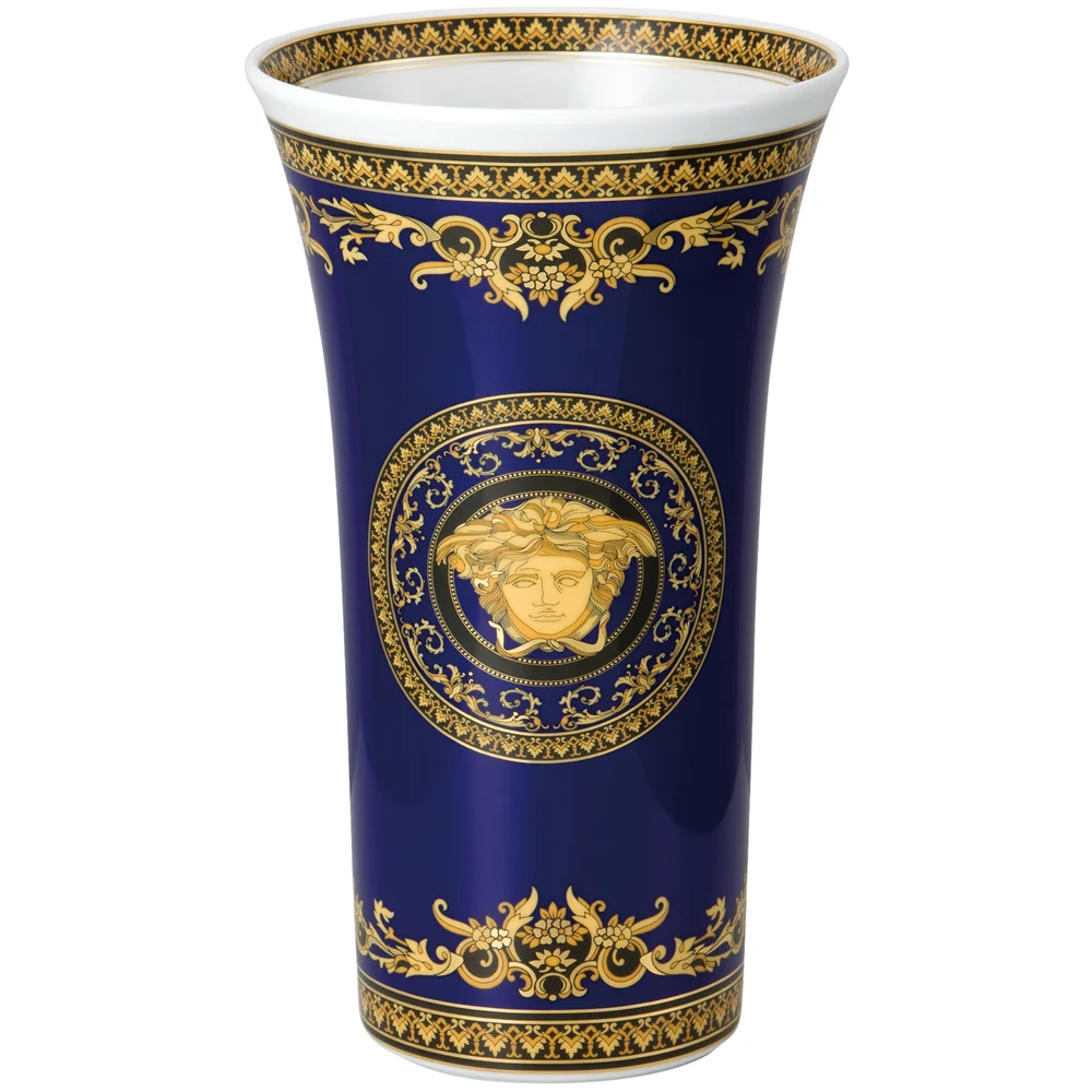 Medusa Blue Vase, 26 cm v:7021250