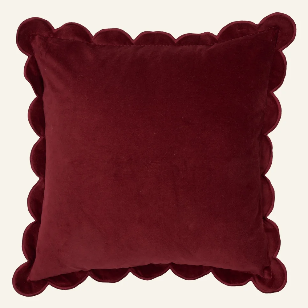 Pynteputetrekk burgunder - 45x45 cm v:112954