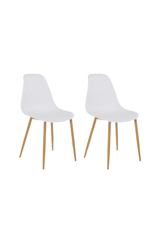 Spisestuestol 2Pk Miller – Hvit m v:8326083 Spisestuestol 2Pk Miller – Hvit m v:8326083
