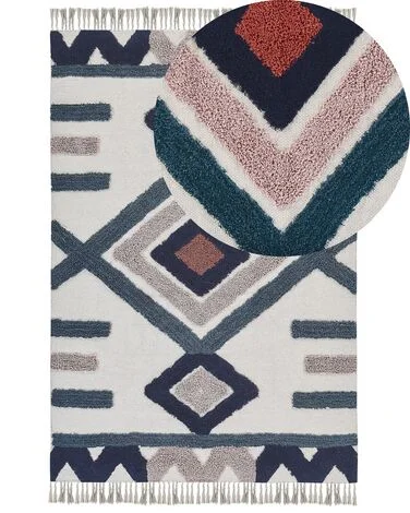 Teppe KOZLU Flerfarget 160 x 230 cm Bomull v:1970135