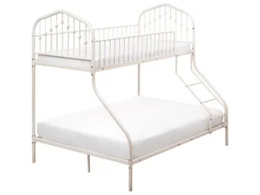 Køyeseng Metall CHAMONIX 90/140 x 200 cm Beige v:5269083 Køyeseng Metall CHAMONIX 90/140 x 200 cm Beige v:5269083