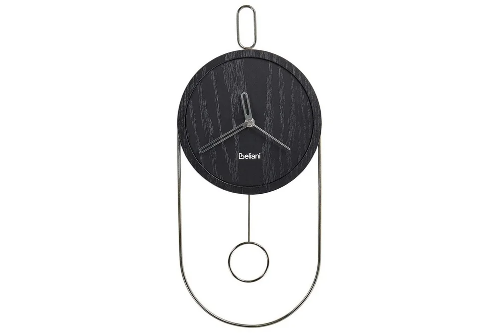 Pendelur Beliani Sierre Ljus trä/svart Black||Silver v:6789826