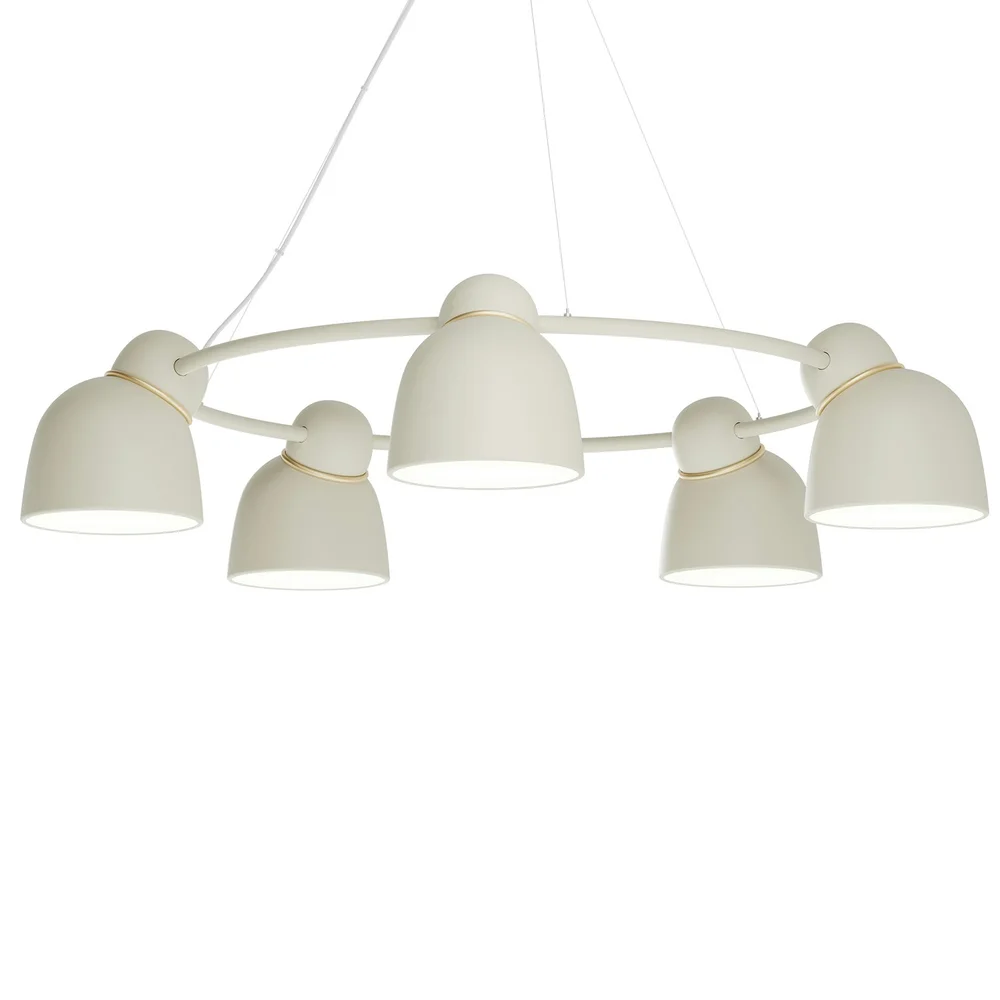 Bird Lysekrone Ø95 cm, Sand / Messing v:8387268 Bird Lysekrone Ø95 cm, Sand / Messing v:8387268