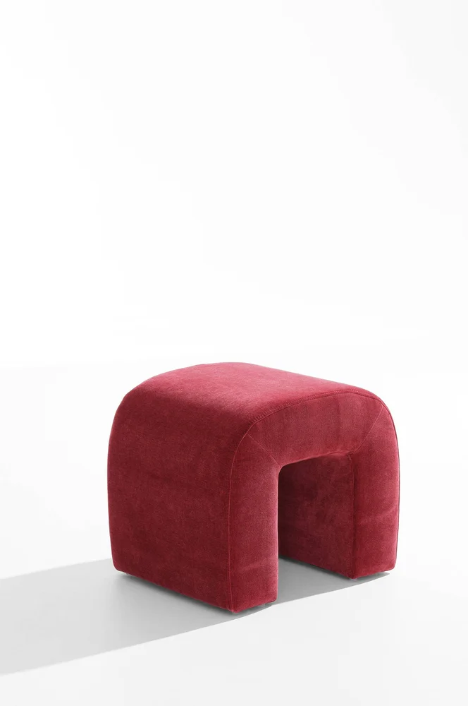 Odette puff - Rød m v:4457645