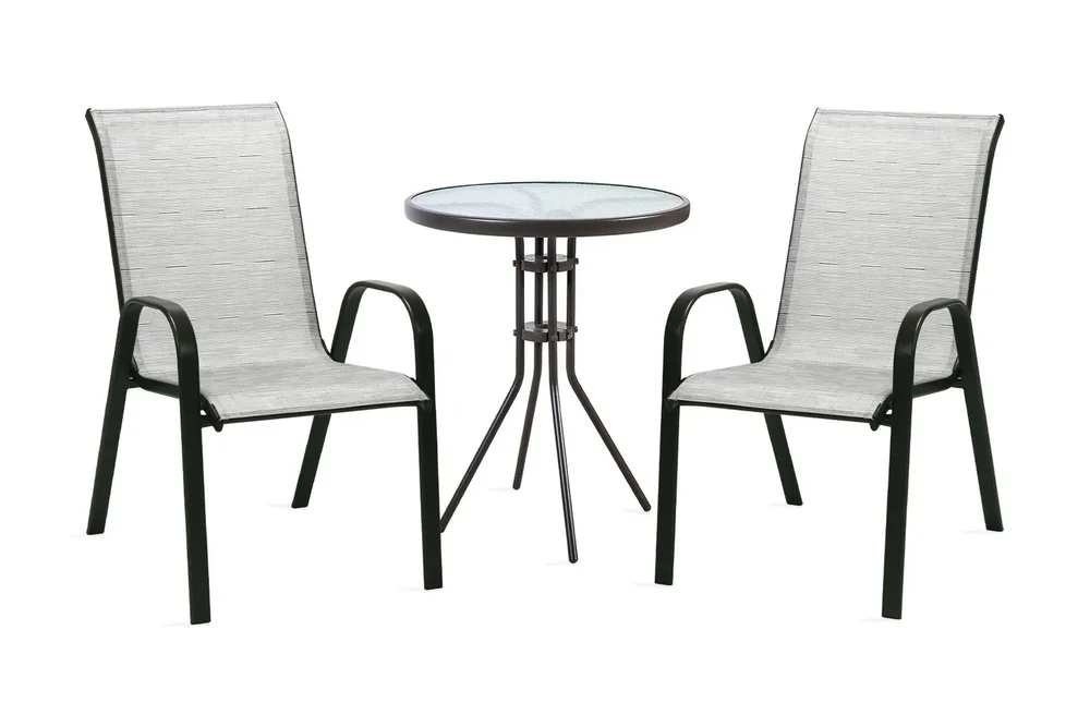 Cafesett DUBLIN bord og 2 stoler D60xH70 v:6167571