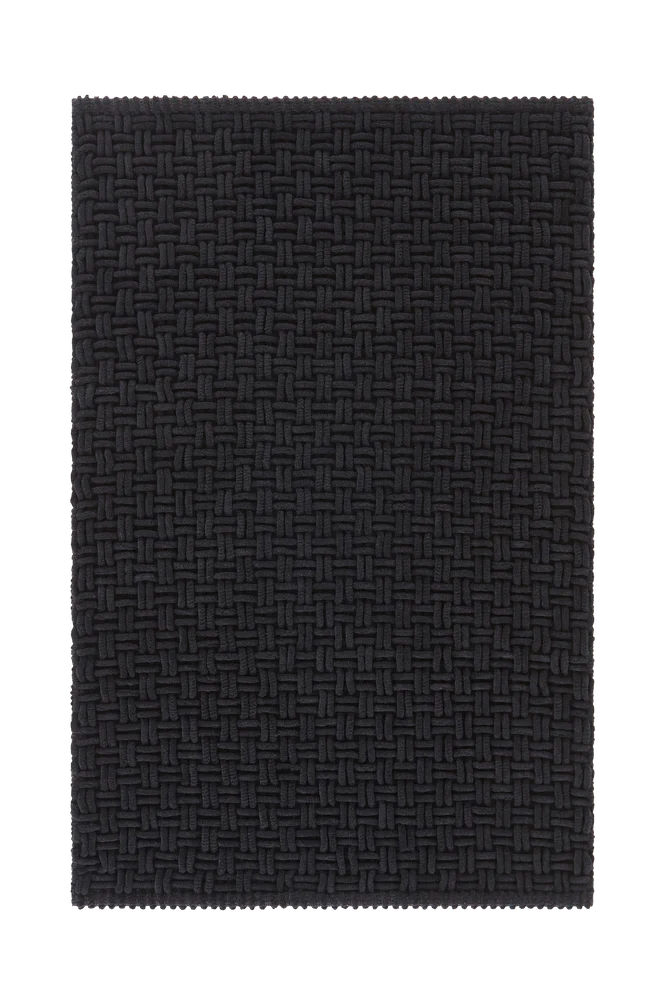 PANAMA baderomsmatte 80x120 cm - Svart - Tekstiler | m v:3960713