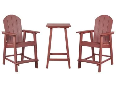Kafésett ADIRONDACK Rød v:5365562