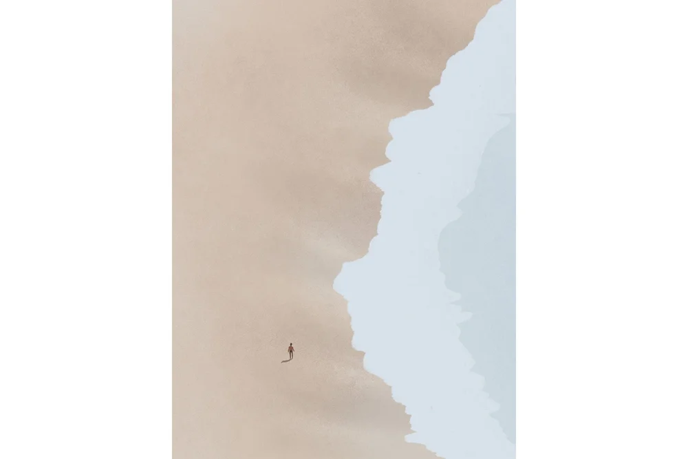 Poster Beach 30x40 cm v:7442561