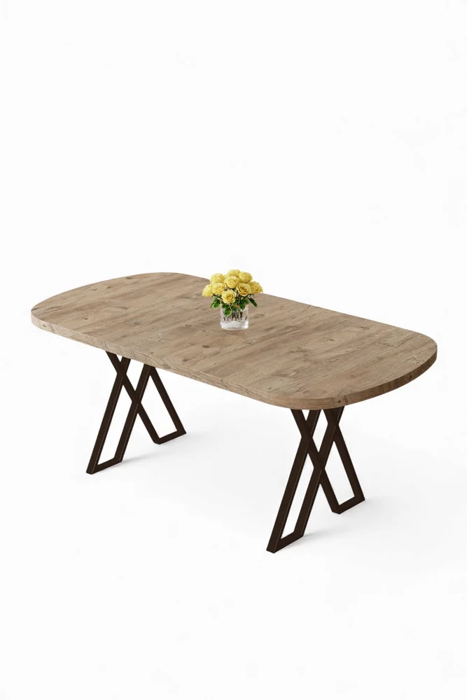 Spisebord Hanah Home Kaye (168 x 76 x 90 cm) Atlantisk furu brun v:3501753