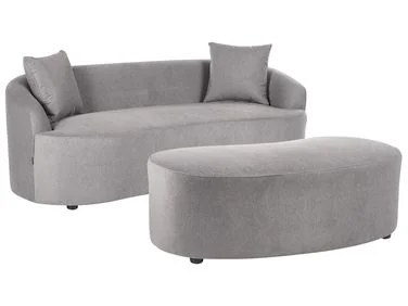 Sofa AMAL med fotskammel Grå v:5592616 Sofa AMAL med fotskammel Grå v:5592616