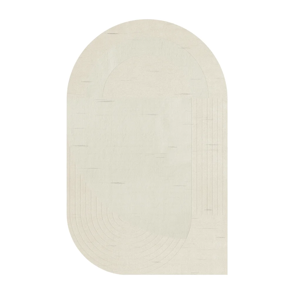 Circular ullteppe 180 x 270 cm v:7563721