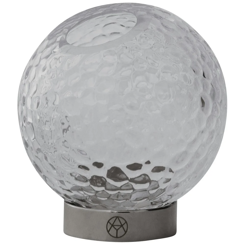 Globe Bubbles Vase Ø10 cm, Klar / Sølv v:2396538 Globe Bubbles Vase Ø10 cm, Klar / Sølv v:2396538