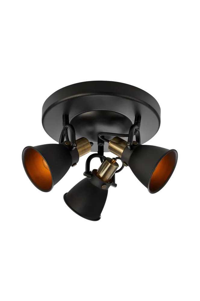 Taklampe ALTON 3L - Svart - Belysning | m v:4090372