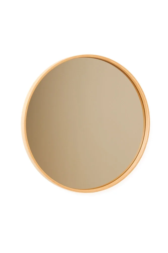 Dekorativt speil Wallxpert Circle (40 x 40 x 4 cm) Eik v:4950494 Dekorativt speil Wallxpert Circle (40 x 40 x 4 cm) Eik v:4950494