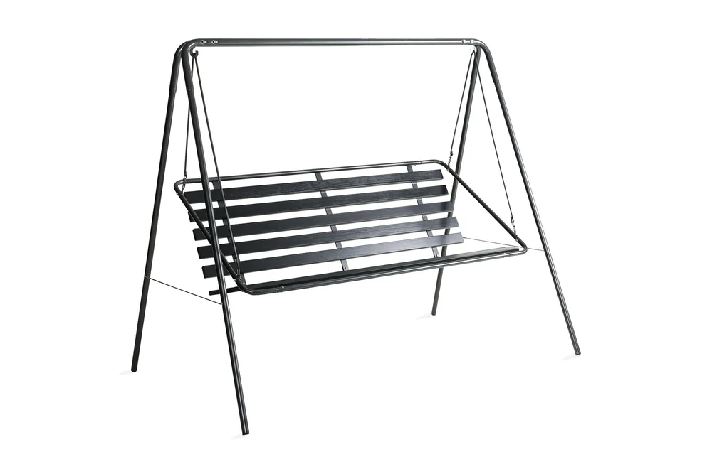 Retro 3-seter Hammock grå ramme v:6970089