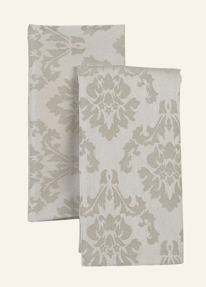 2pk tøyservietter beige - 45x45 cm v:2864343