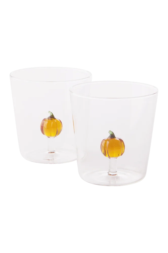 PUMPKIN glass 2-pakke - Transparent - Kjøkken & husholdning | m v:3953703