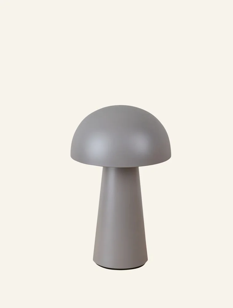 Led bordlampe taupe – 21,5 cm ø13,7 v:3640017 Led bordlampe taupe – 21,5 cm ø13,7 v:3640017