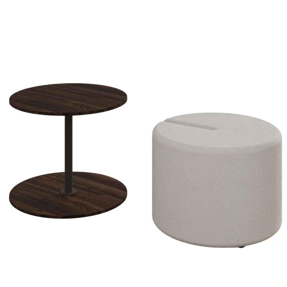 Torven Sett med sidebord 43x47x43 cm v:6253689