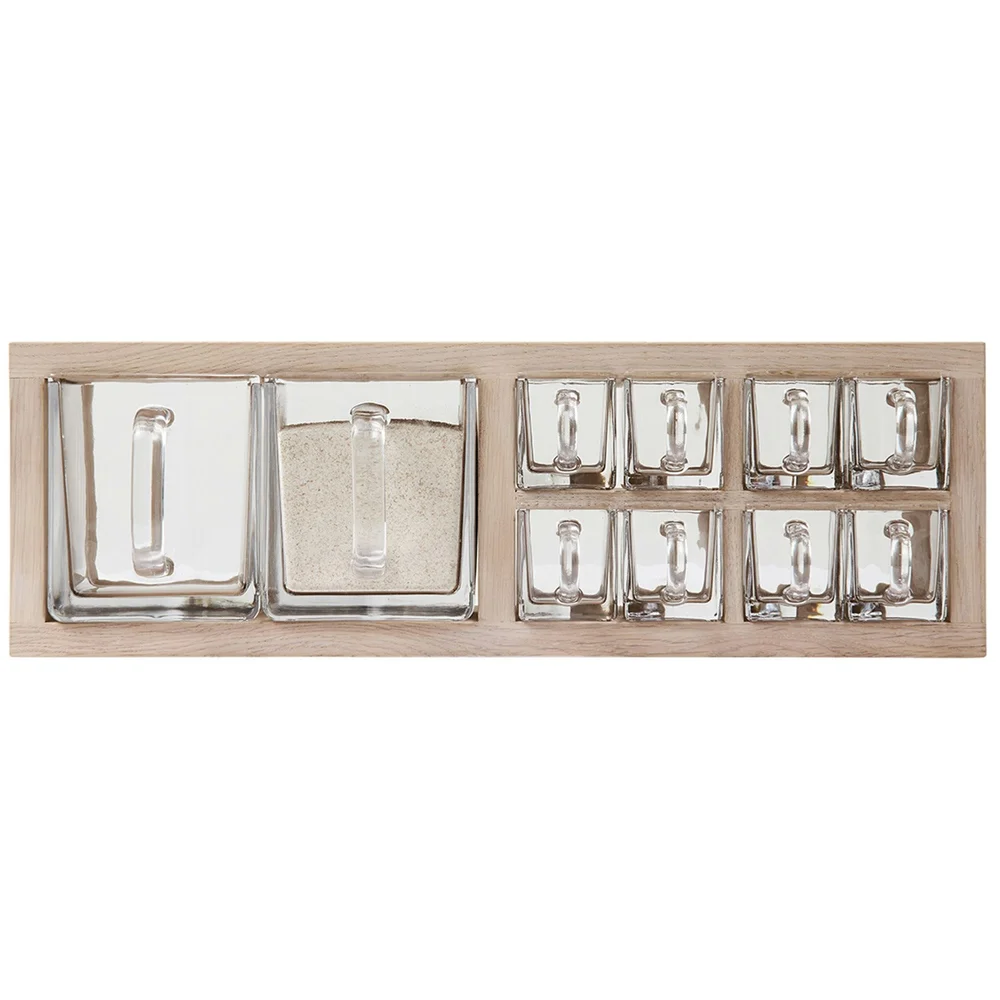 A-Organizer Hylle med 10 Glasskanner, Eik v:7550186 A-Organizer Hylle med 10 Glasskanner, Eik v:7550186