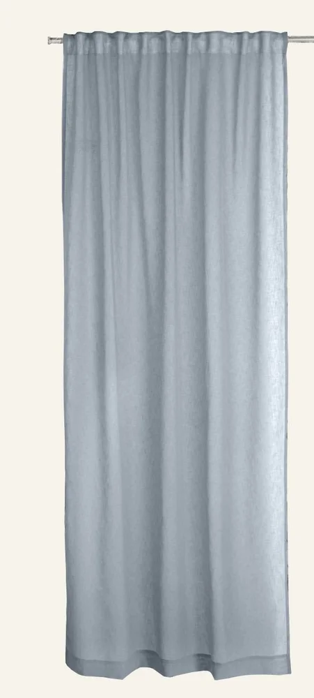Gardin gråblå – 140×220 cm v:8434335 Gardin gråblå – 140×220 cm v:8434335