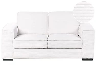 2-seters VIKRAN Kordfløyel Off white v:4688365