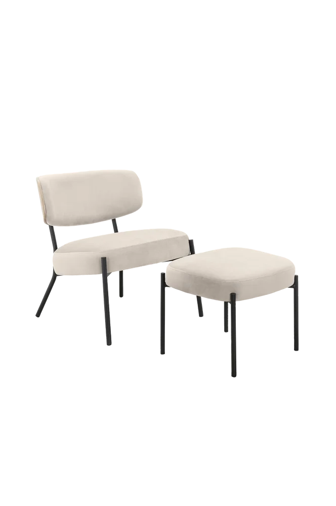 Lenestol Jerry - Hvit m v:8653025
