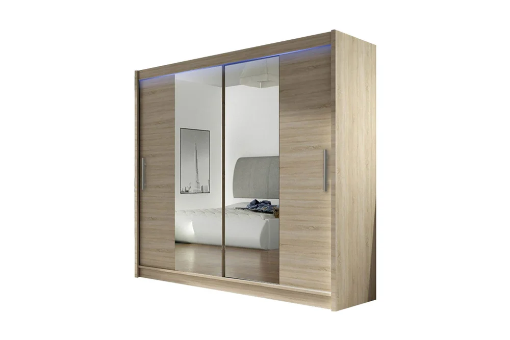 Prag Garderobe 180x57x215 cm v:6293541