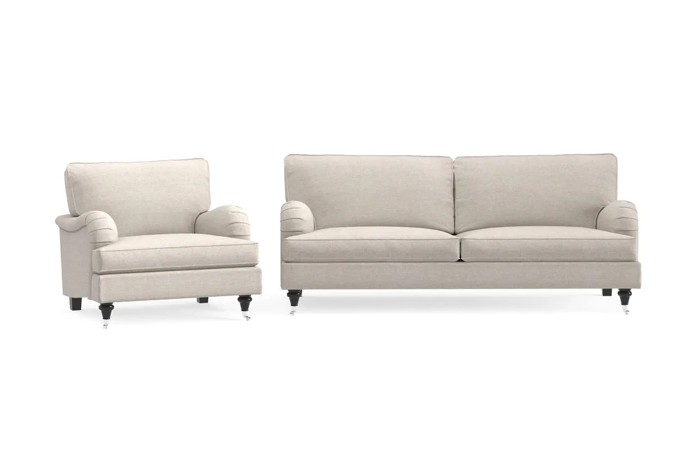 Howard Classic Sofagruppe 3-seters Sofa + Lenestol i Stoff v:6121096