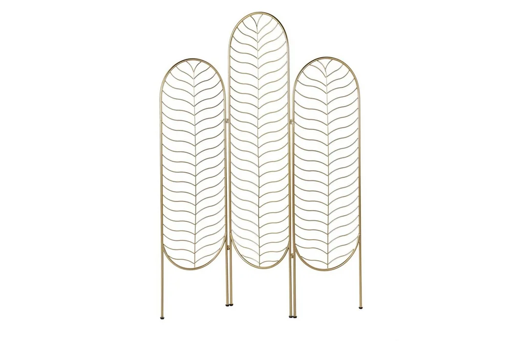 Rumsavdelare med 3 paneler Beliani Pescia GOLD v:7092134