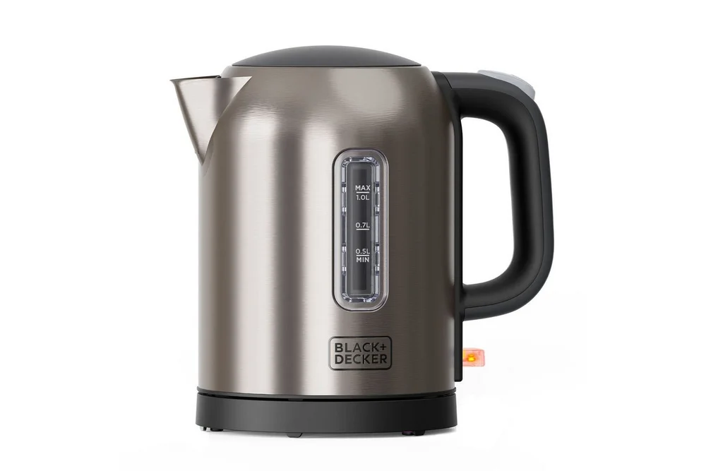 Vannkoker Black+Decker 2200W 1L Børstet stål v:6607909 Vannkoker Black+Decker 2200W 1L Børstet stål v:6607909