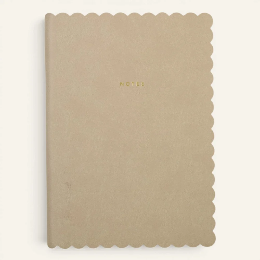 Notatbok beige – 14x20cm v:3533416