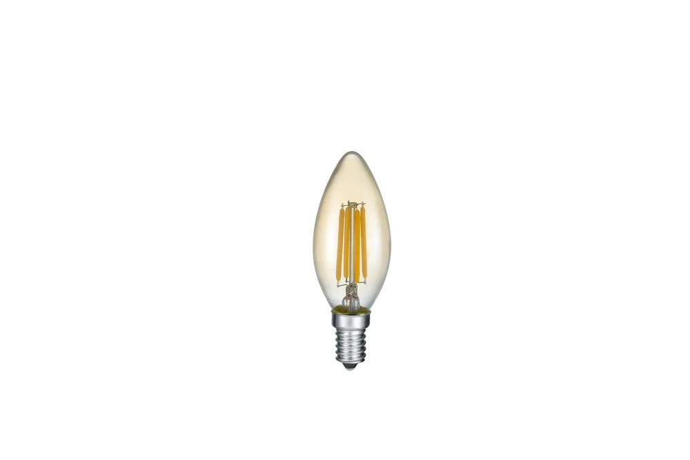 Trio Lighting LK LED E14 filament krone 4W 360lm 2700 K brun v:3059581 Trio Lighting LK LED E14 filament krone 4W 360lm 2700 K brun v:3059581