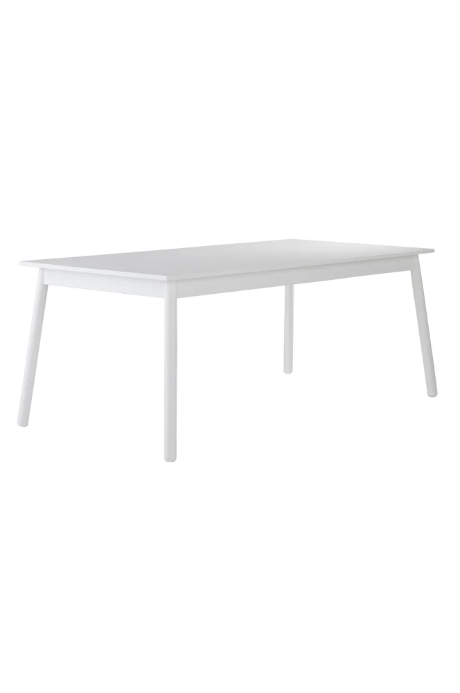 KINNA spisebord 90x180 cm - Hvit m v:2518472