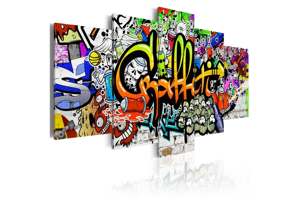 Bilde Artistic Graffiti 100×50 v:7670922 Bilde Artistic Graffiti 100×50 v:7670922