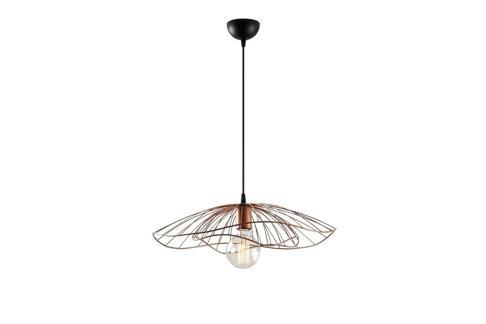 Taklampe Majrula Blomst Kobber v:1748423