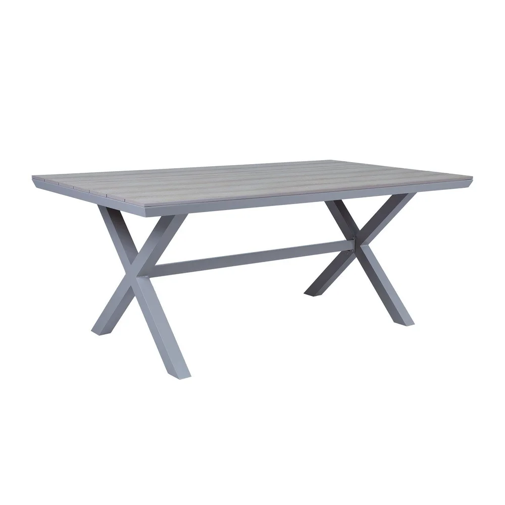 Bord HOME4YOU Corinna 180x100x74 cm Lysegrå v:1776212 Bord HOME4YOU Corinna 180x100x74 cm Lysegrå v:1776212