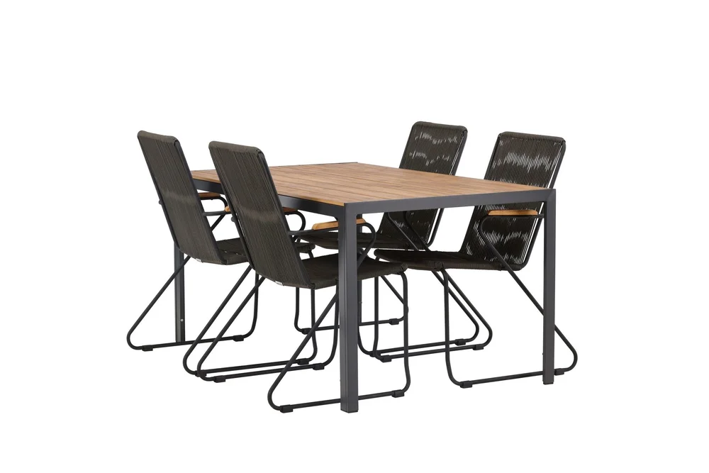 Break Spisegruppe 150 cm + 4 Bois Karmstoler v:6469319 Break Spisegruppe 150 cm + 4 Bois Karmstoler v:6469319