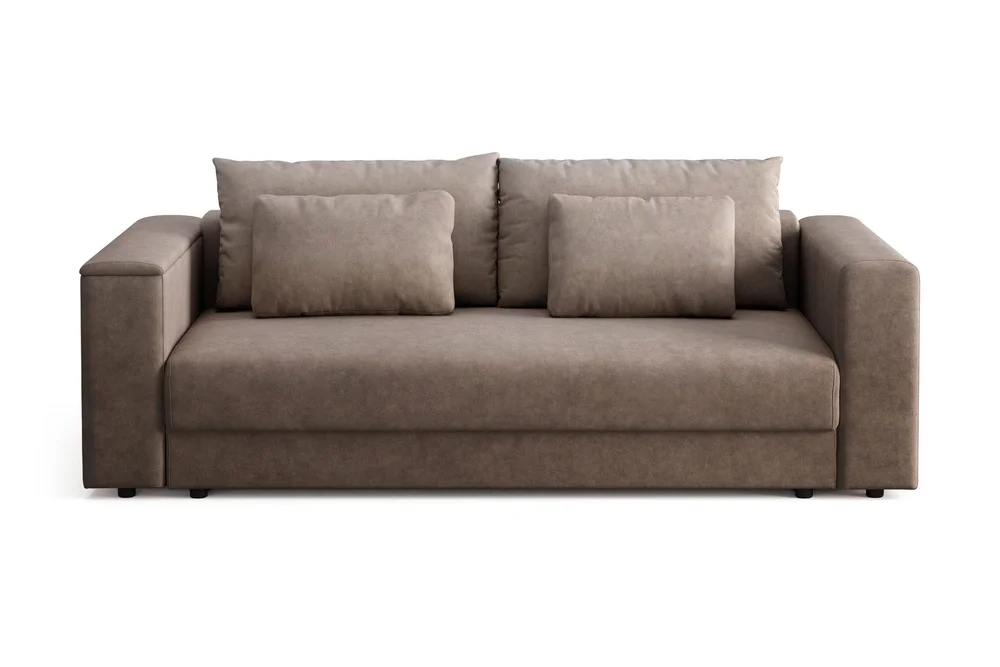 Bergen Ekstra dyp 3-seters sovesofa med overmadrass i polyeterskum og vaskbart trekk v:3765383