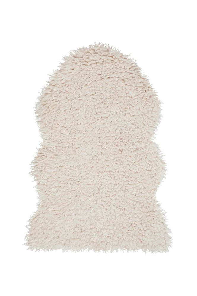 Skinnfell imitasjon Wooly - Beige - Tepper | m v:8969666
