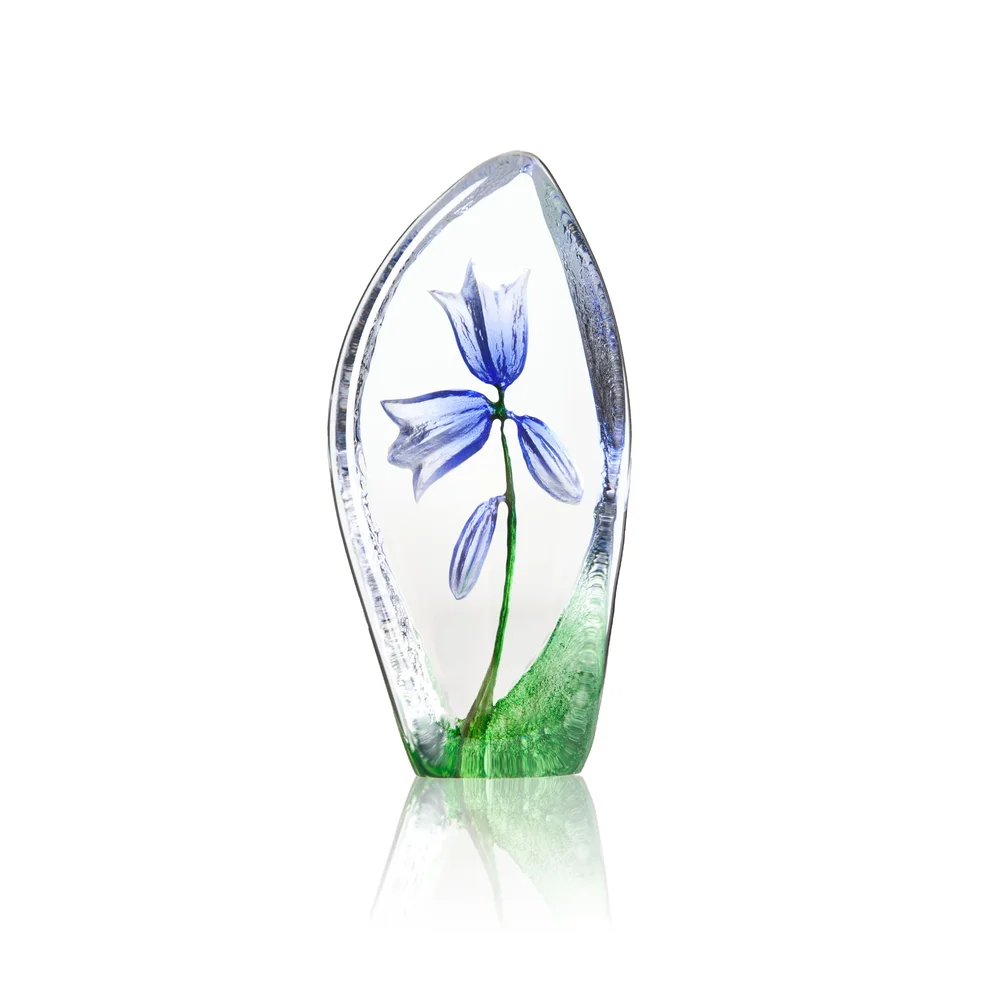 Blåklokka glasskulptur v:3905079