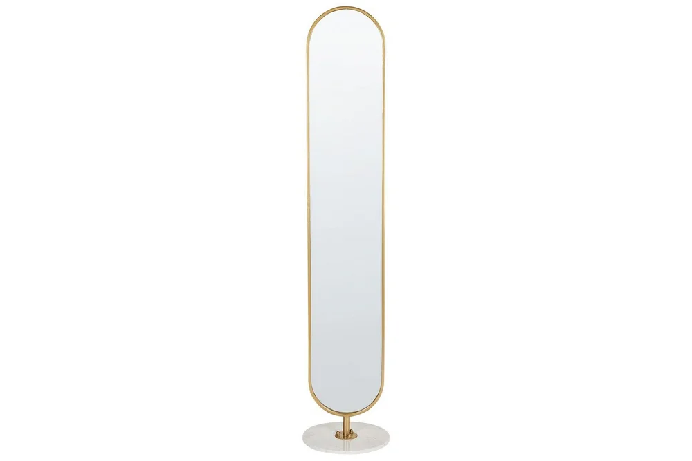 Klädhängare med spegel Beliani Moody GOLD||White v:8479262 Klädhängare med spegel Beliani Moody GOLD||White v:8479262