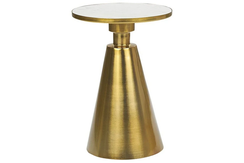 Sidobord Guld, Vit v:3566100
