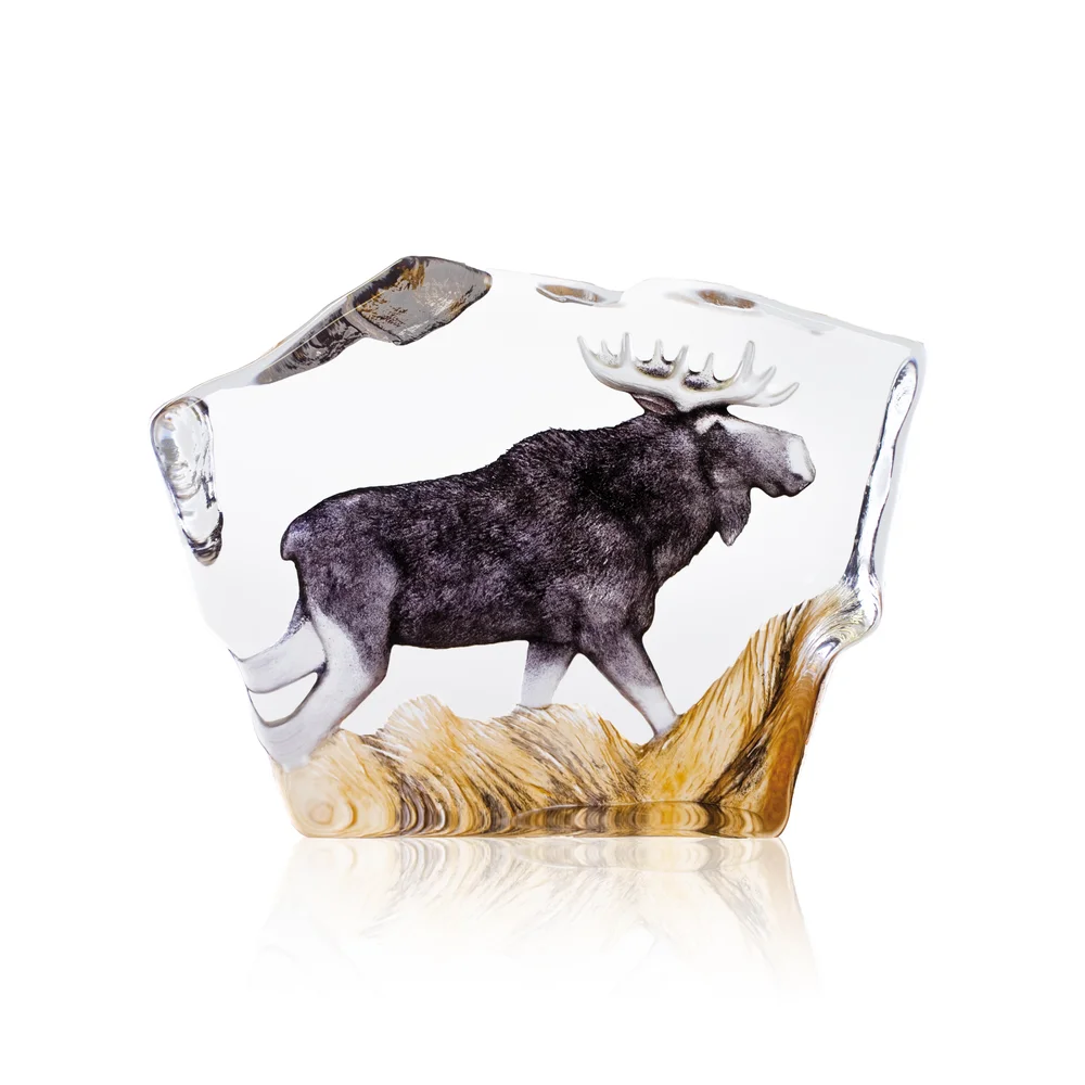 Älg glasskulptur v:8415201 Älg glasskulptur v:8415201