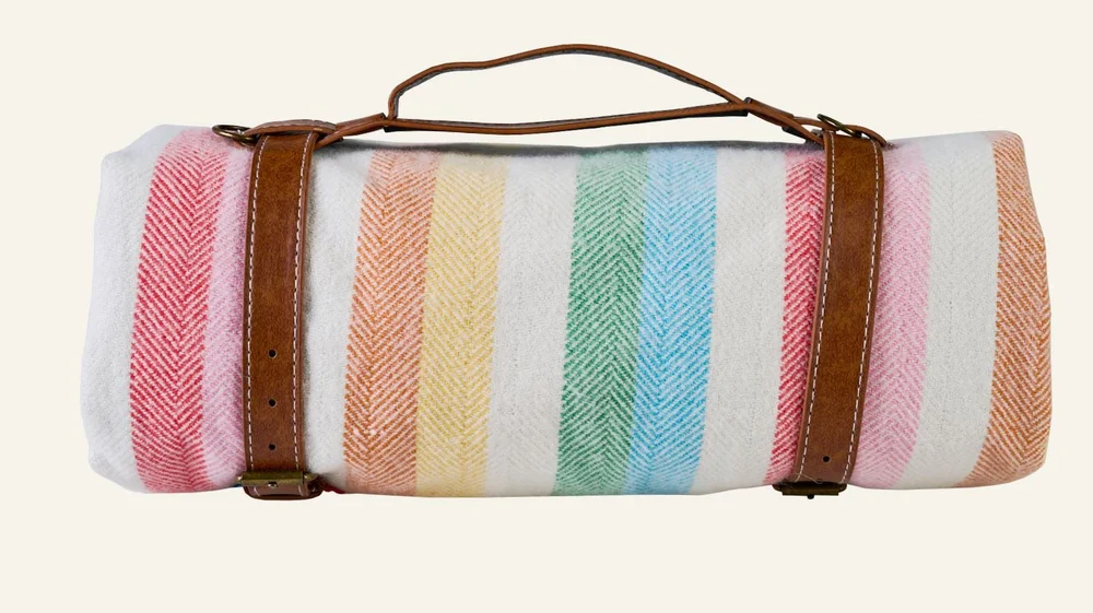 Piknikpledd multi - 145x170 cm v:4799933