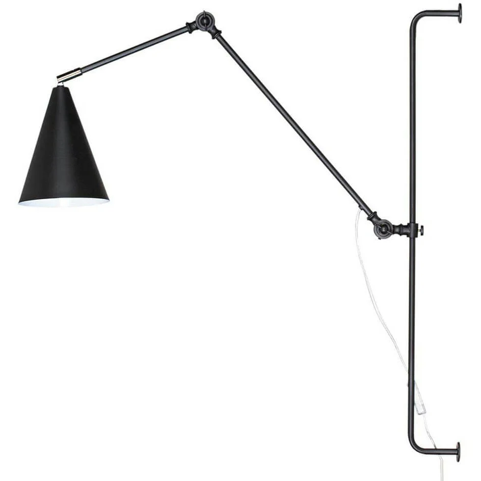 Yukon Vegglampe Matt Svart v:5891518