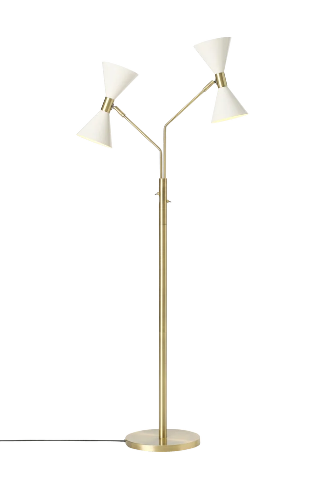 Gulvlampe Frank – Gull – Belysning | m v:2252582
