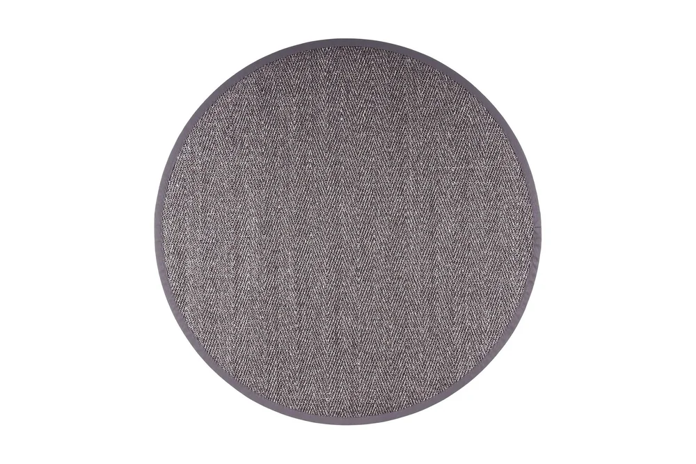 Barrakuda Matte Rund 160 cm Antrasitt v:2885757