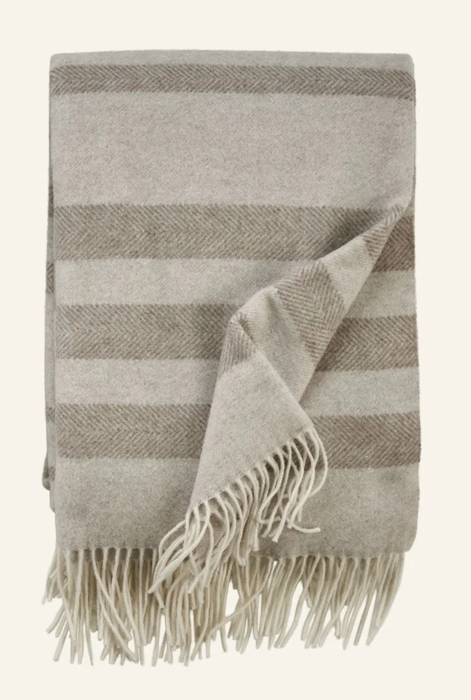 Ullpledd beige – 130×170 cm v:3834027 Ullpledd beige – 130×170 cm v:3834027